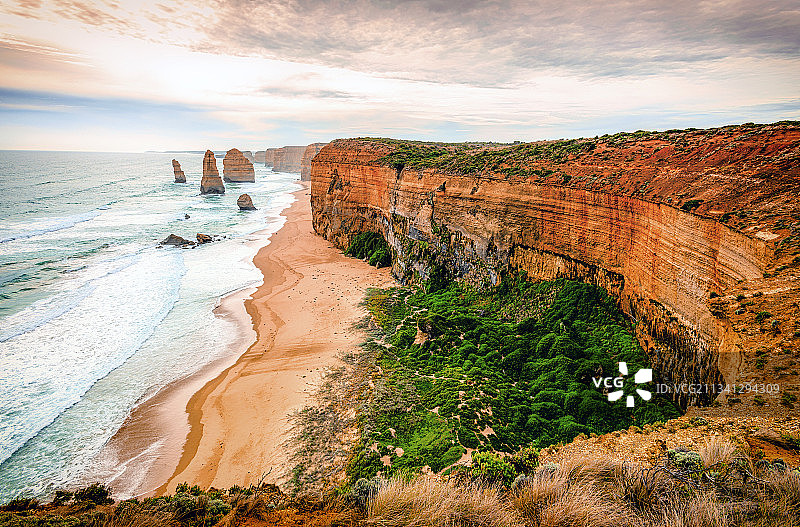 大洋路十二门徒海岸之四图片素材