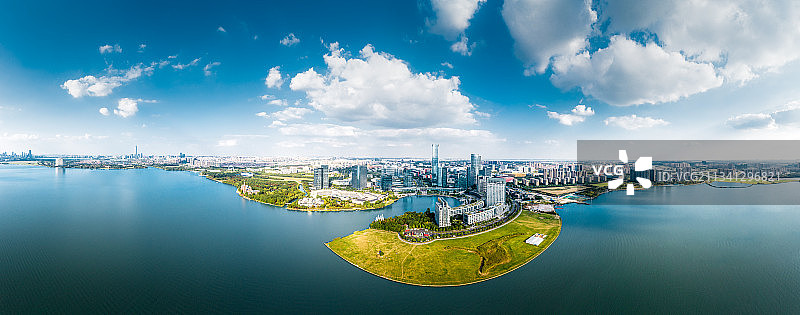 独墅湖月亮湾图片素材