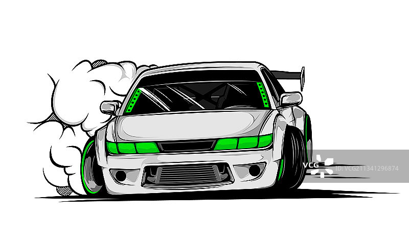 漂移赛车图片素材