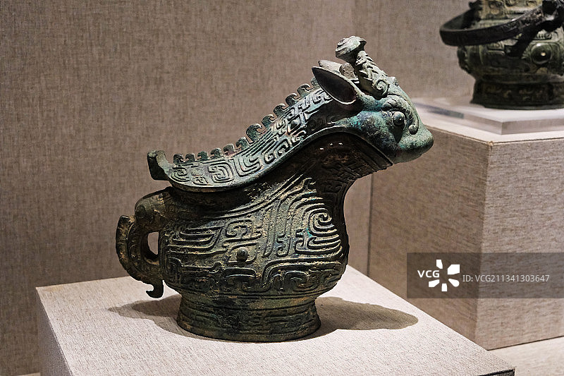 妇好鸮尊｜青铜觥图片素材