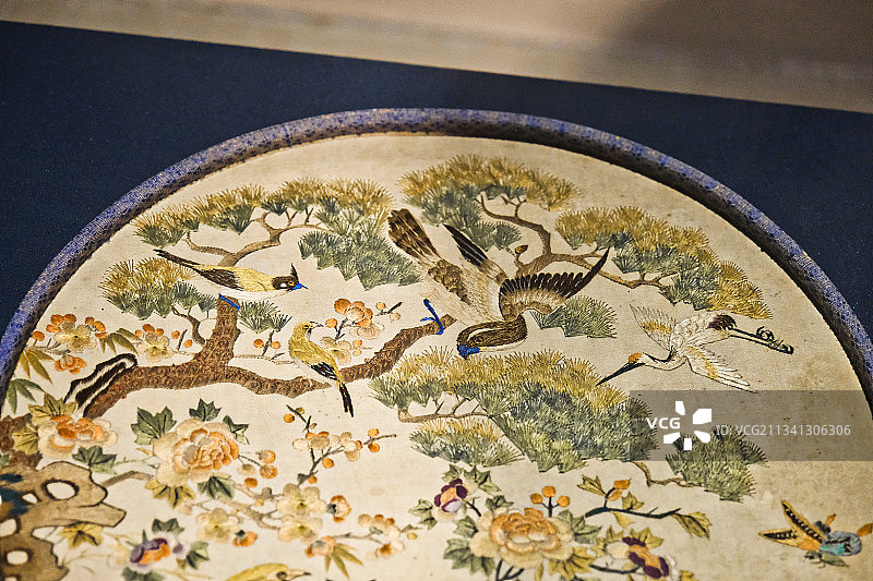 古代织物｜缂丝｜刺绣图片素材