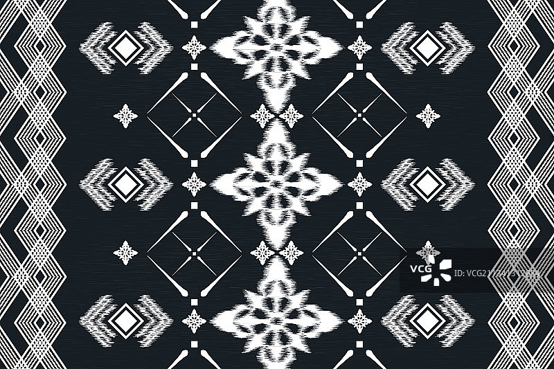 几何民族风ikat无缝图案图片素材