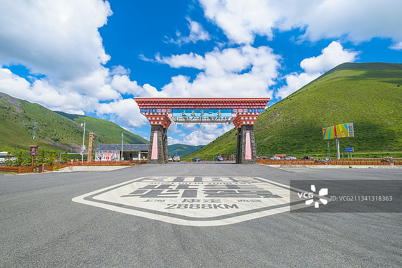 木雅圣地，318此生必驾图片素材