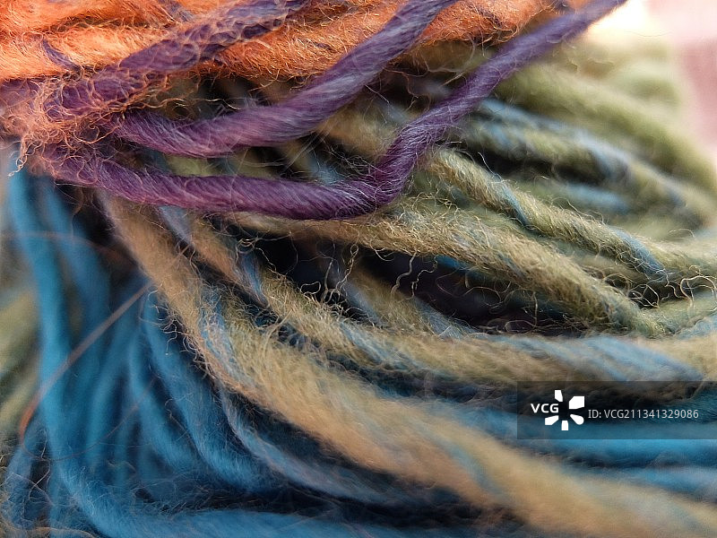 彩色织物特写图片素材