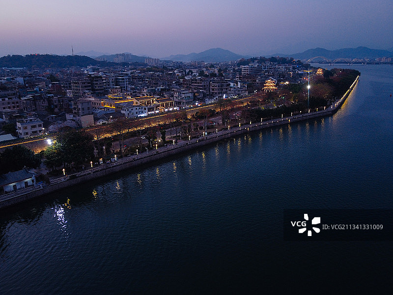 潮州 湘桥区 地标 航拍素材 潮州古城  广东省 潮州市 城图片素材