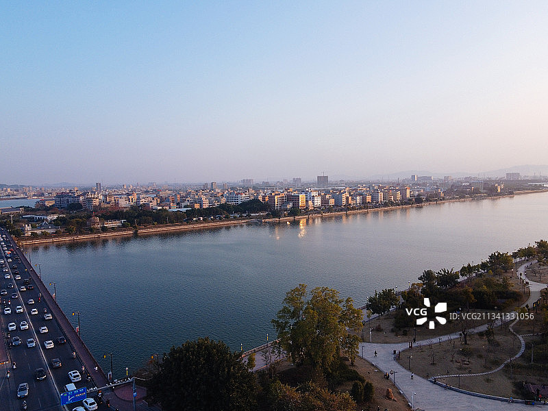 潮州 湘桥区 地标 航拍素材 潮州古城  广东省 潮州市 城图片素材