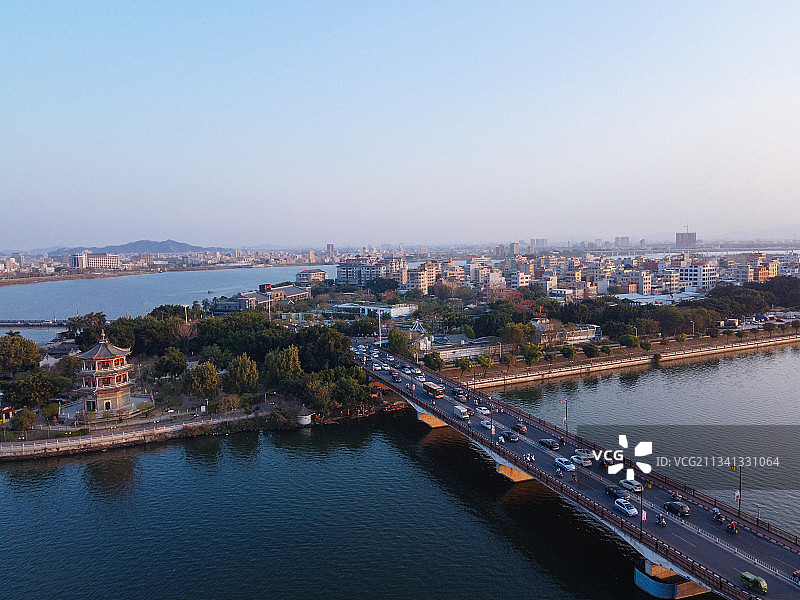 潮州 湘桥区 地标 航拍素材 潮州古城  广东省 潮州市 城图片素材