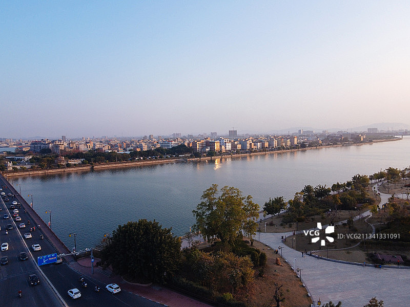 潮州 湘桥区 地标 航拍素材 潮州古城  广东省 潮州市 城图片素材