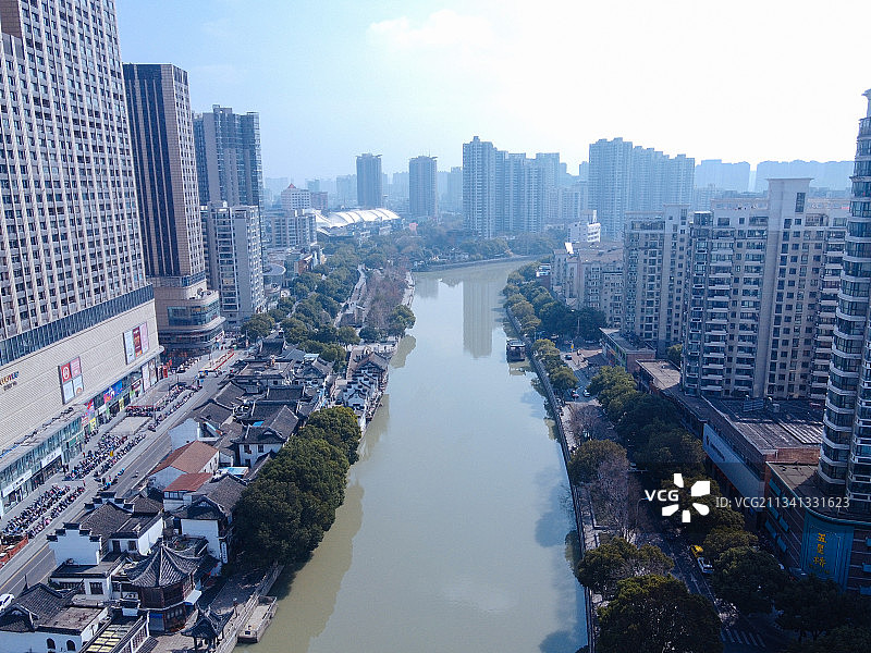 常州 天宁区 地标 航拍素材 江苏省 常州市 城市 商业 风图片素材