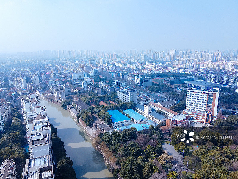 常州 天宁区 地标 航拍素材 江苏省 常州市 城市 商业 风图片素材