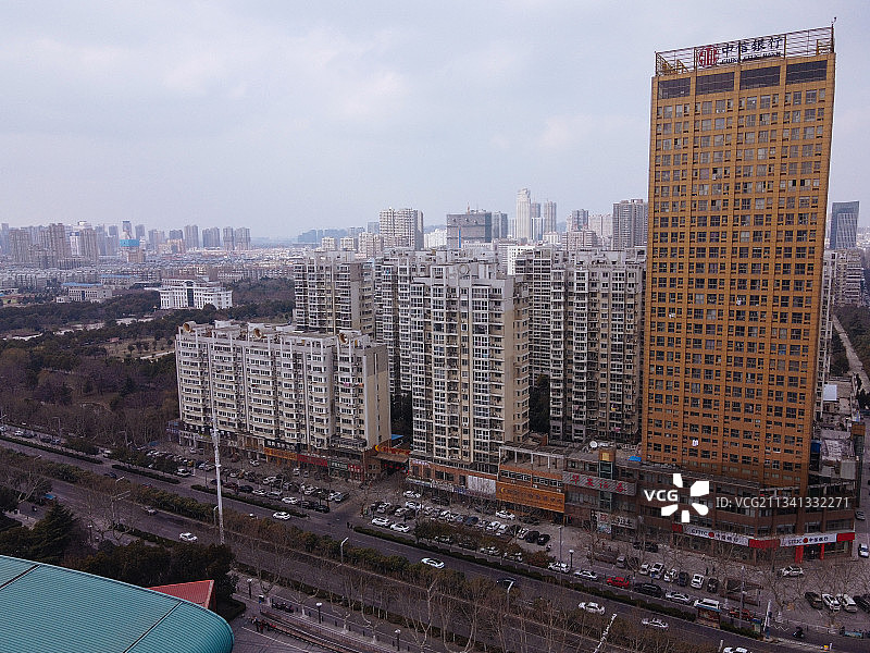 蚌埠  蚌山区 地标 航拍素材 安徽省 蚌埠市 城市 商业图片素材