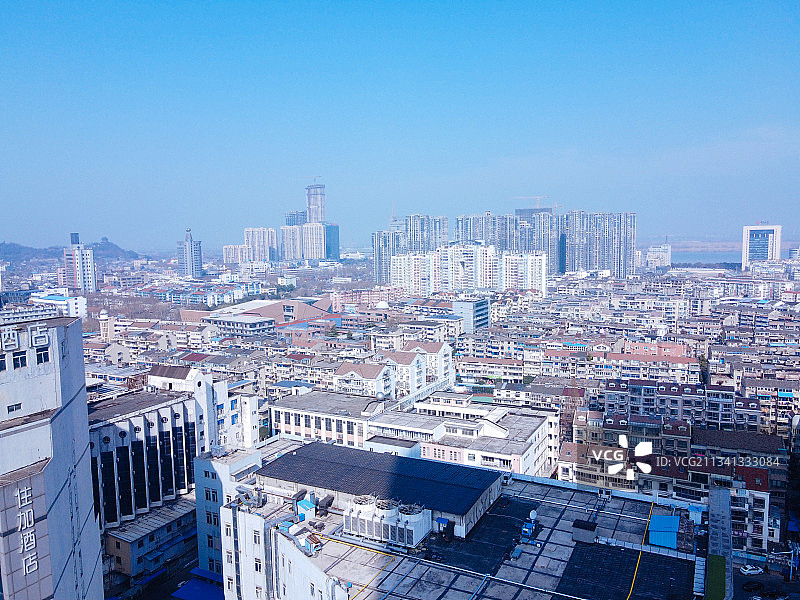 镇江 京口区 地标 航拍素材 江苏省 镇江市 城市 商业 风图片素材