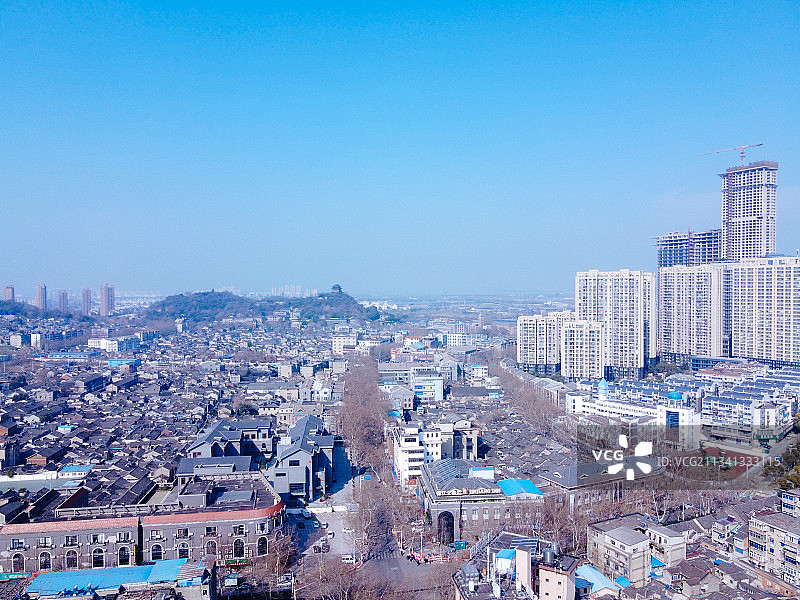 镇江 京口区 地标 航拍素材 江苏省 镇江市 城市 商业 风图片素材