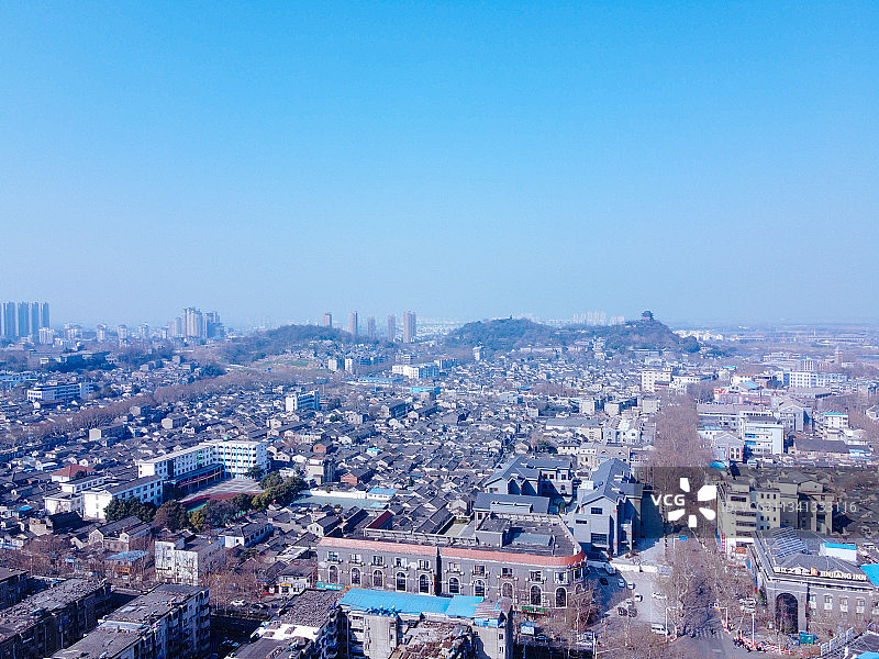 镇江 京口区 地标 航拍素材 江苏省 镇江市 城市 商业 风图片素材