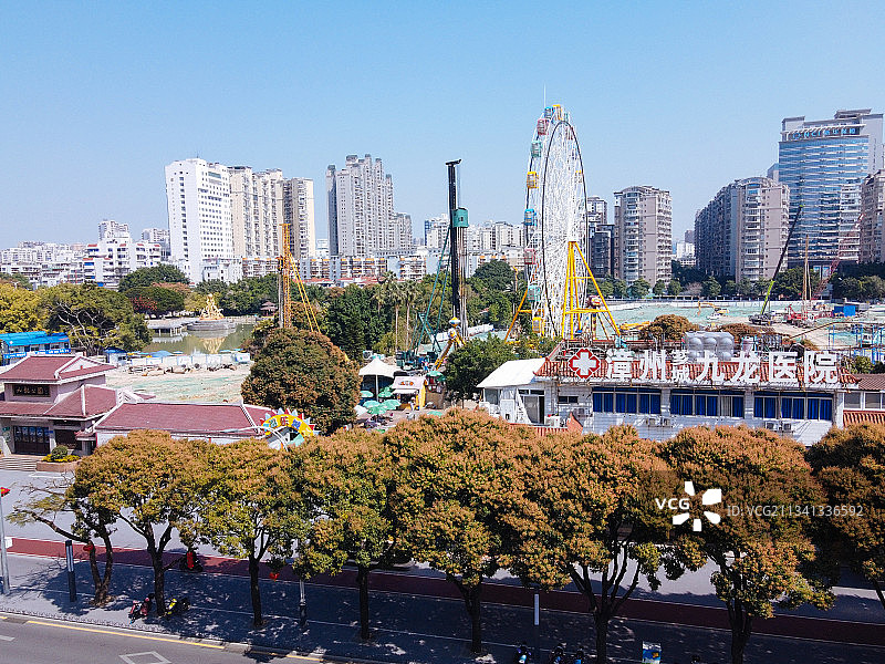 漳州 龙文区 地标 航拍素材 福建省 漳州市 城市 商业 风图片素材