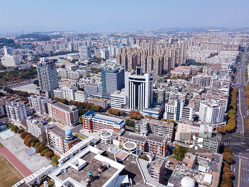 漳州 龙文区 地标 航拍素材 福建省 漳州市 城市 商业 风图片素材