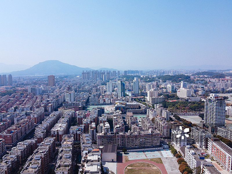 漳州 龙文区 地标 航拍素材 福建省 漳州市 城市 商业 风图片素材