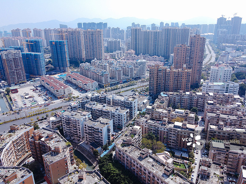 漳州 龙文区 地标 航拍素材 福建省 漳州市 城市 商业 风图片素材