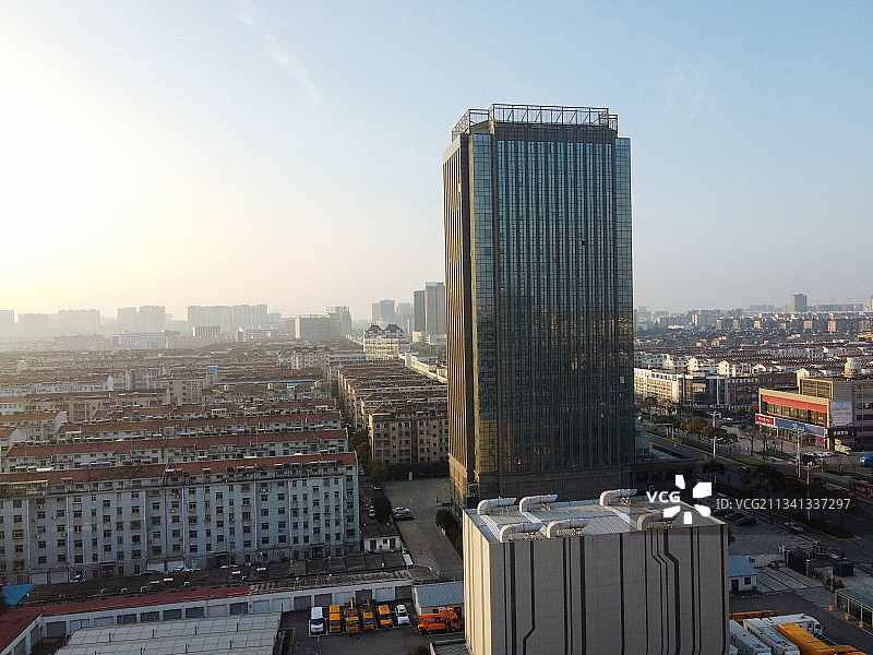 扬州 广陵区 地标 航拍素材 江苏省 扬州市 城市 商业 风图片素材