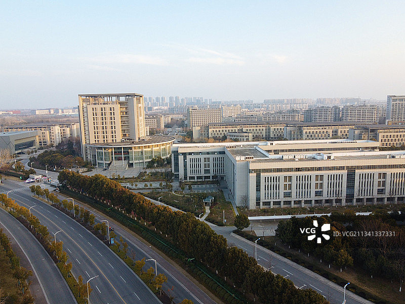 扬州 广陵区 地标 航拍素材 江苏省 扬州市 城市 商业 风图片素材