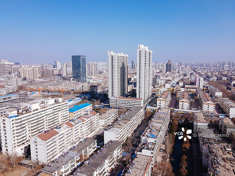 济宁 任城区 地标 航拍素材 山东省 济宁市 城市 商业 风图片素材