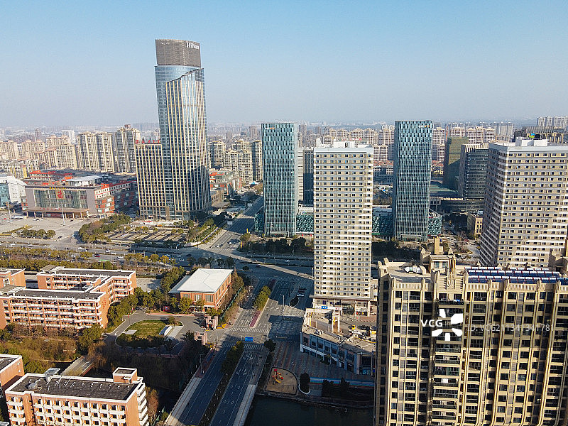 嘉兴 南湖区 地标 航拍素材 浙江省 嘉兴市 城市 商业 风图片素材
