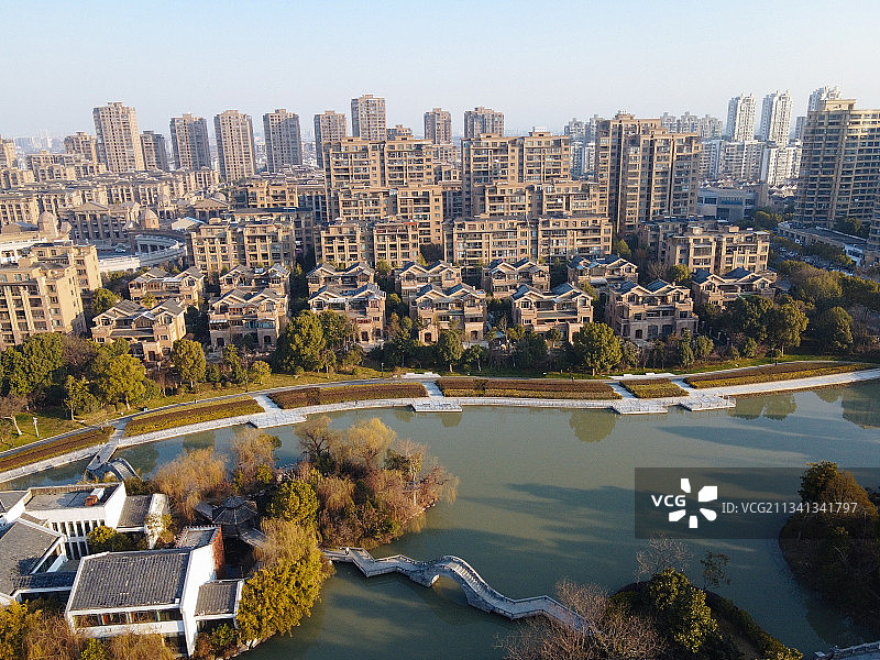嘉兴 南湖区 地标 航拍素材 浙江省 嘉兴市 城市 商业 风图片素材