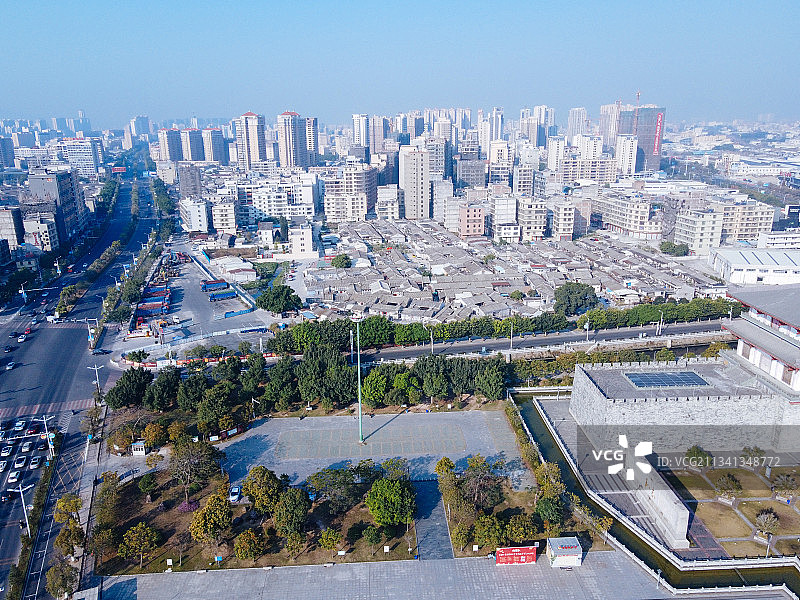 揭阳 揭东区 地标 航拍素材 广东省 揭阳市 城市 商业 风图片素材