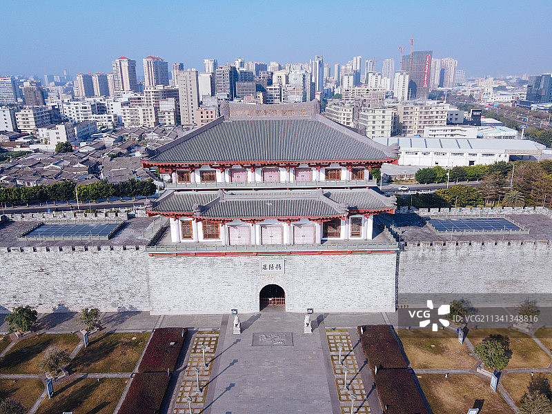 揭阳 揭东区 地标 航拍素材 广东省 揭阳市 城市 商业 风图片素材