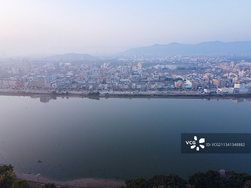 揭阳 揭东区 地标 航拍素材 广东省 揭阳市 城市 商业 风图片素材