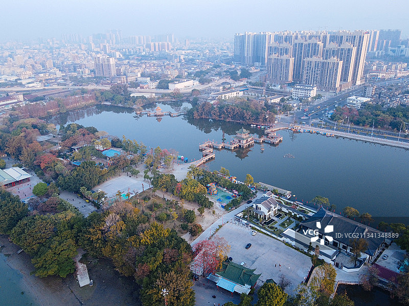 揭阳 揭东区 地标 航拍素材 广东省 揭阳市 城市 商业 风图片素材