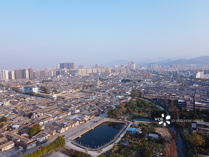 揭阳 揭东区 地标 航拍素材 广东省 揭阳市 城市 商业 风图片素材