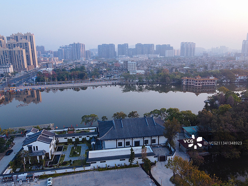 揭阳 揭东区 地标 航拍素材 广东省 揭阳市 城市 商业 风图片素材