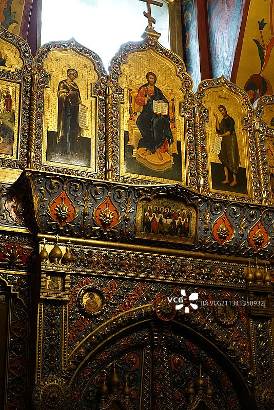 俄罗斯莫斯科圣瓦西里大教堂图片素材