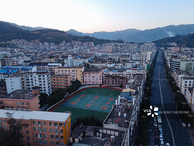 宁德  蕉城区 地标 航拍素材 福建省 宁德市 城市 商业图片素材