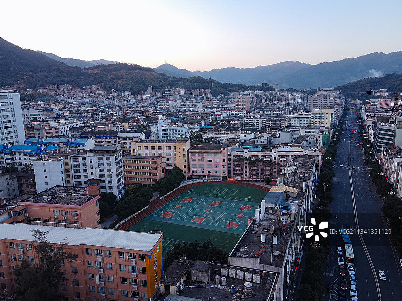 宁德  蕉城区 地标 航拍素材 福建省 宁德市 城市 商业图片素材