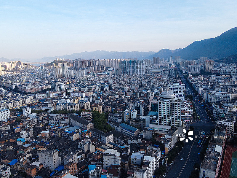 宁德  蕉城区 地标 航拍素材 福建省 宁德市 城市 商业图片素材