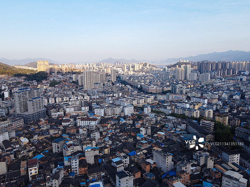宁德  蕉城区 地标 航拍素材 福建省 宁德市 城市 商业图片素材