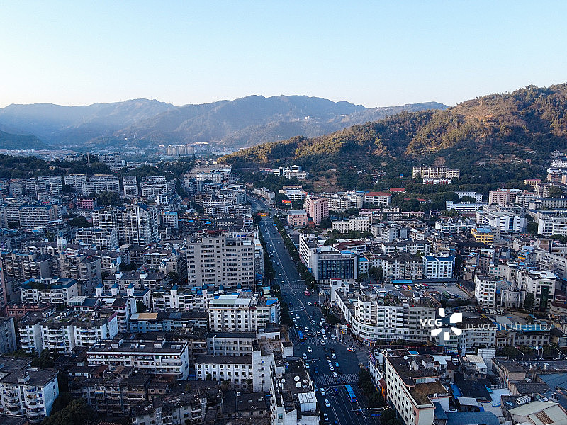 宁德  蕉城区 地标 航拍素材 福建省 宁德市 城市 商业图片素材