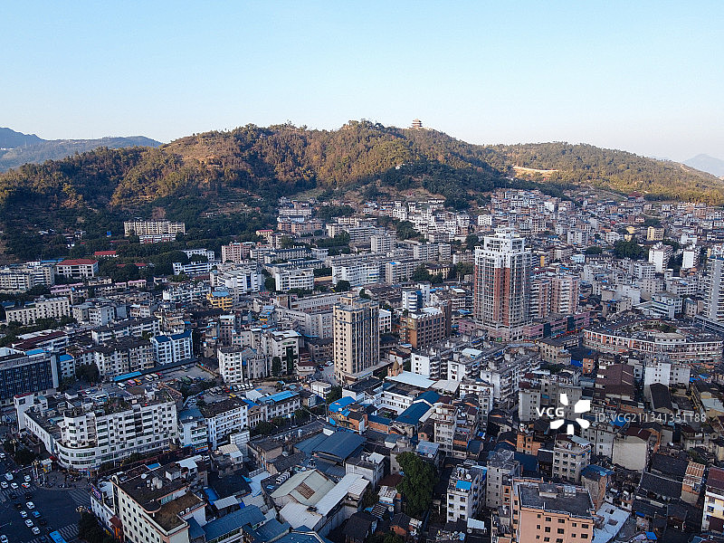 宁德  蕉城区 地标 航拍素材 福建省 宁德市 城市 商业图片素材