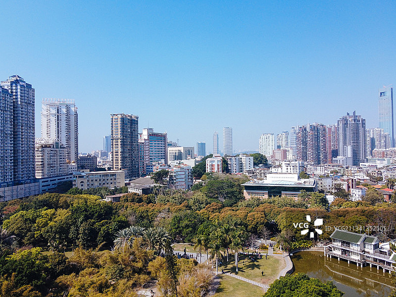 厦门 湖里区 地标 航拍素材 福建省 厦门市 城市 厦门大学图片素材