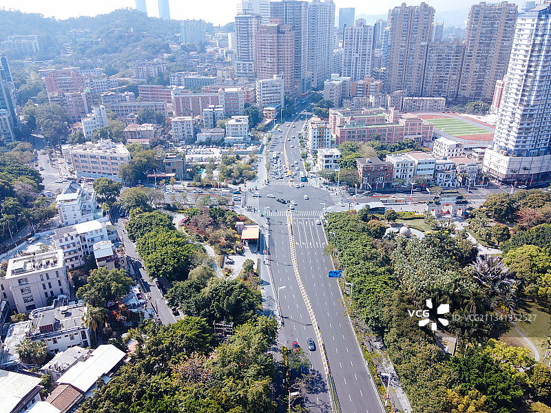 厦门 湖里区 地标 航拍素材 福建省 厦门市 城市 厦门大学图片素材
