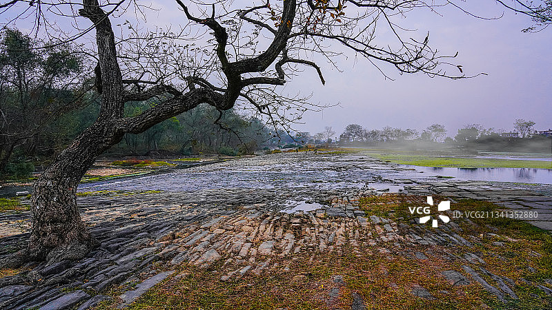 灵渠之晨图片素材