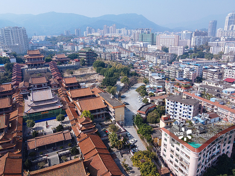 莆田 荔城区 地标 航拍素材 福建省 莆田市 城市 商业 风图片素材