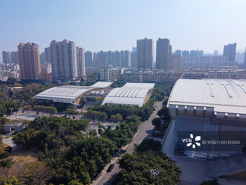 莆田 荔城区 地标 航拍素材 福建省 莆田市 城市 商业 风图片素材