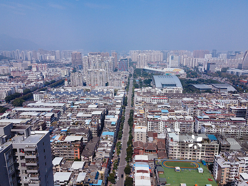 莆田 荔城区 地标 航拍素材 福建省 莆田市 城市 商业 风图片素材