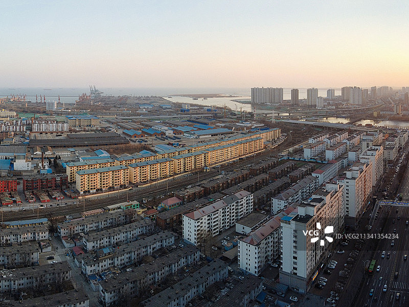 秦皇岛 海港区 地标 航拍素材 河北省 秦皇岛市 城市 商业图片素材