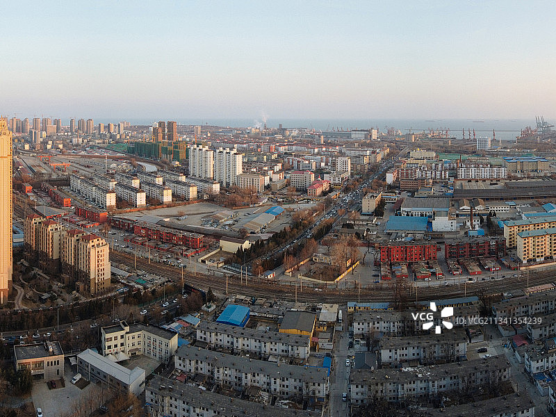 秦皇岛 海港区 地标 航拍素材 河北省 秦皇岛市 城市 商业图片素材