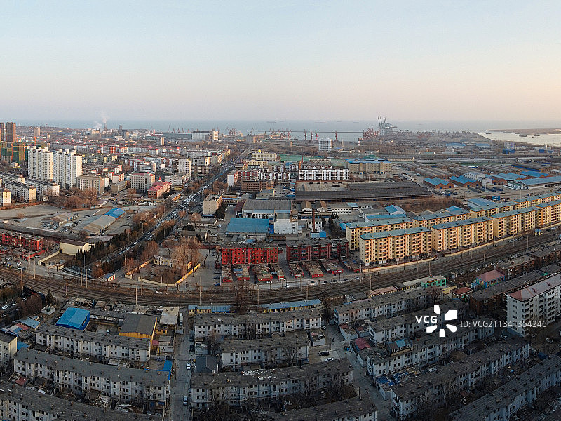 秦皇岛 海港区 地标 航拍素材 河北省 秦皇岛市 城市 商业图片素材