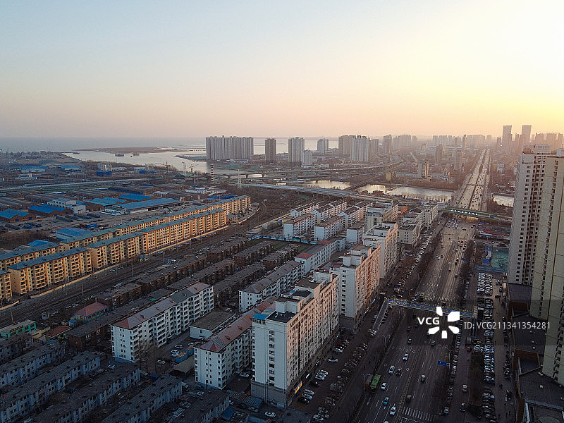 秦皇岛 海港区 地标 航拍素材 河北省 秦皇岛市 城市 商业图片素材